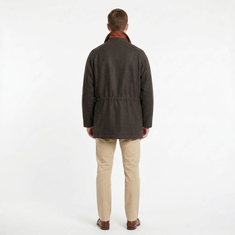 Blouson Mestre Maximilian dunkelbraun dos