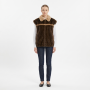 Gilet Nesrin femme Maximilian marron face
