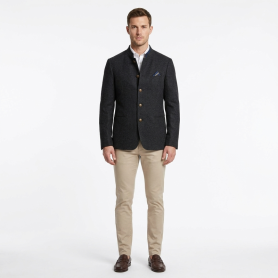Veste Breiton Maximilian anthracit face