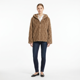 Veste Fleur femme Maximilian marron face