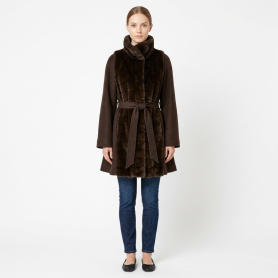 Veste Ilka femme Maximilian marron face
