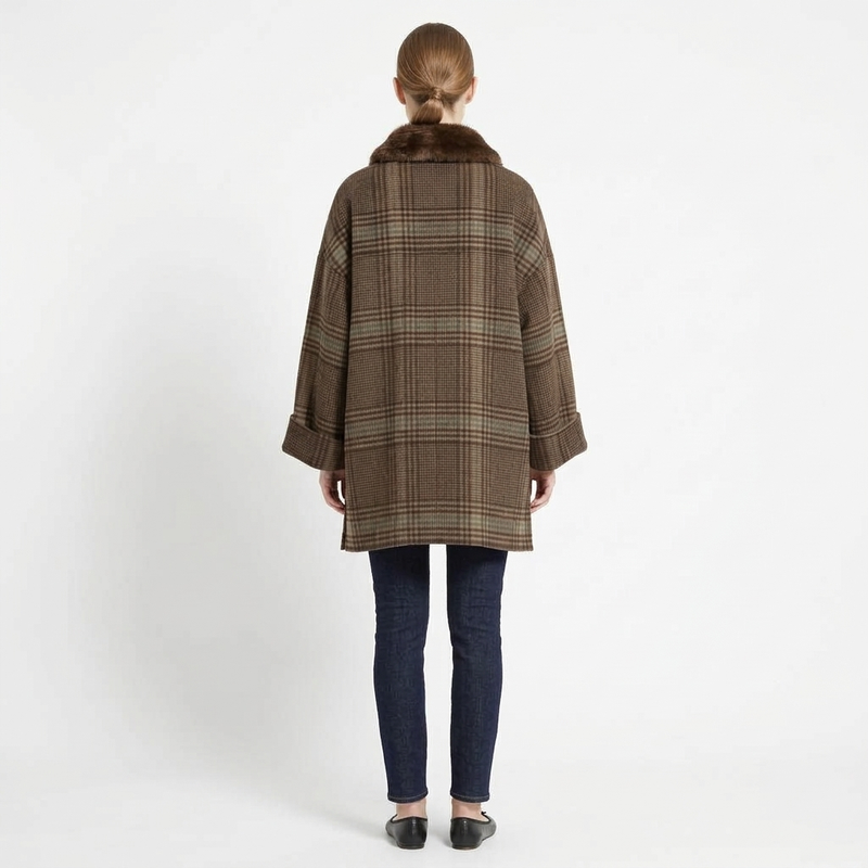 Veste Viona femme Maximilian marron dos