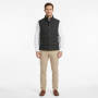 Veste gilet Bavarian vert de gris face
