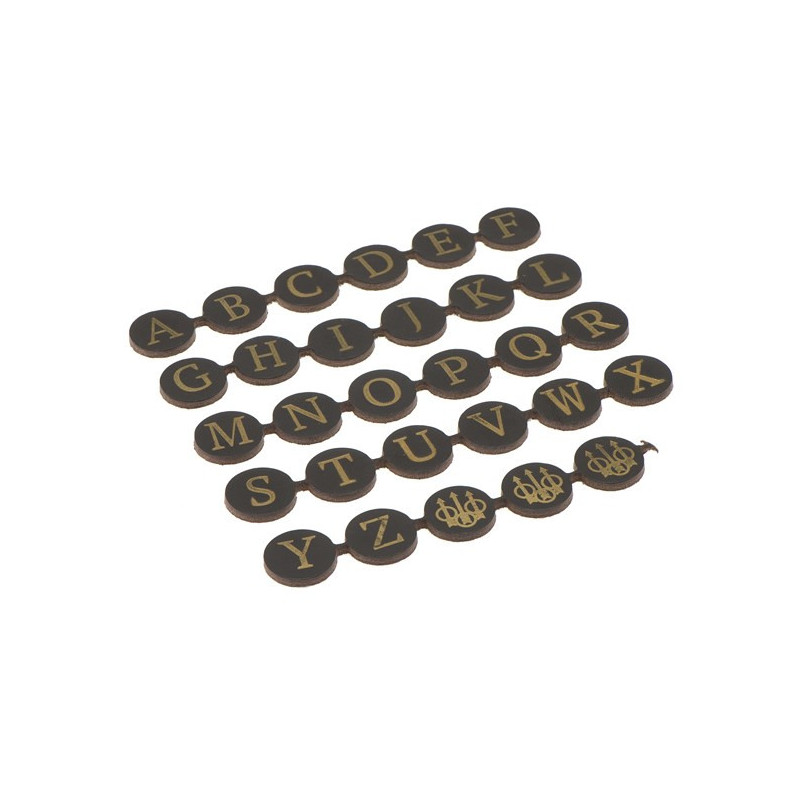 Kit lettres en cuir Hoplon Beretta
