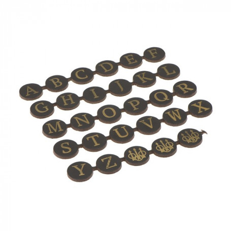 Kit lettres en cuir Hoplon Beretta