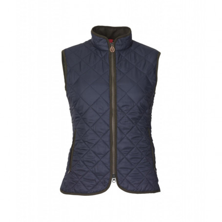 Damesgilet in marineblauw gewatteerd Audley Laksen