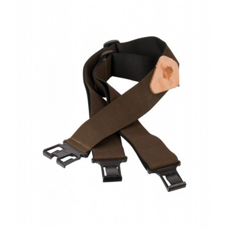 Bruine elastische riemen Riemclip Somlys