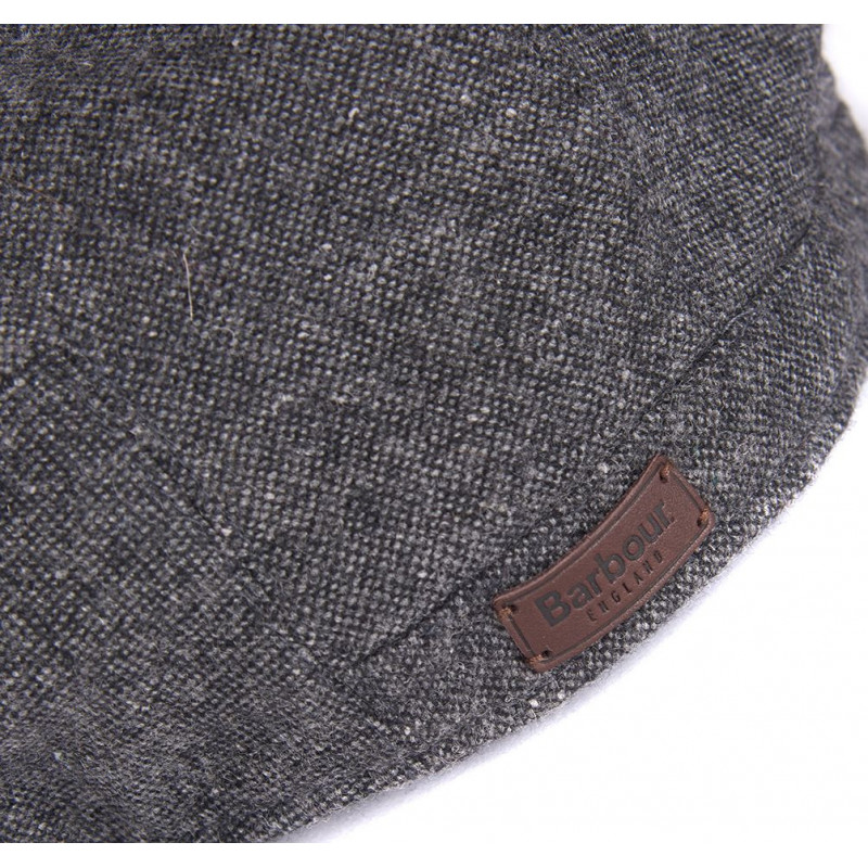 Casquette plate en tweed Wilkin Barbour