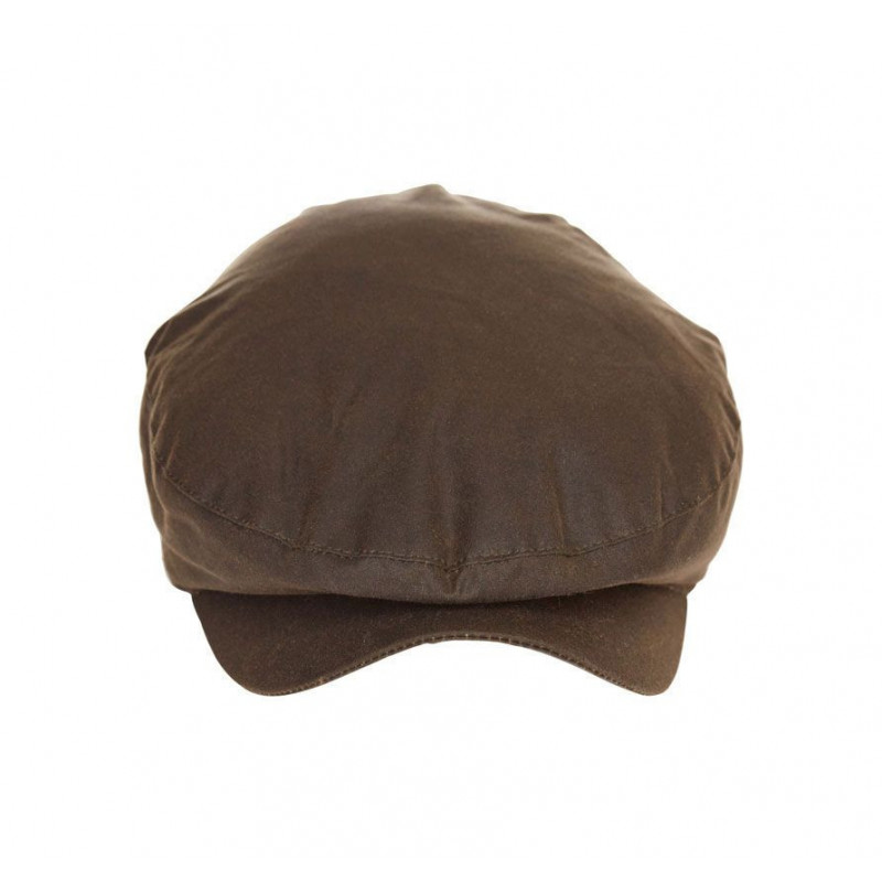 Casquette Plate Cheviot coton ciré Barbour