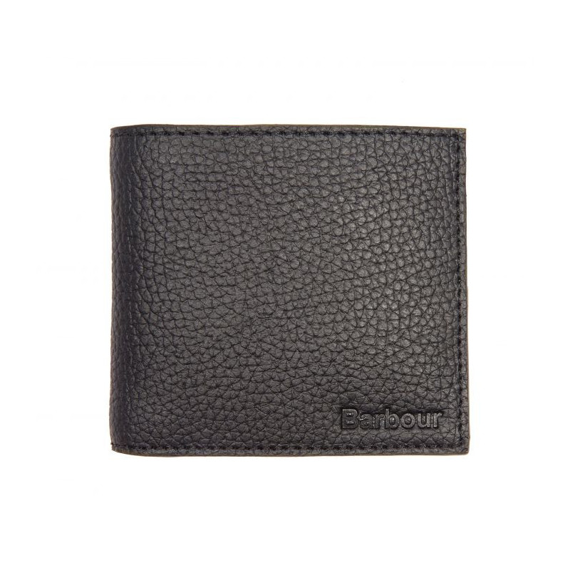 Portefeuille en cuir grainé Barbour