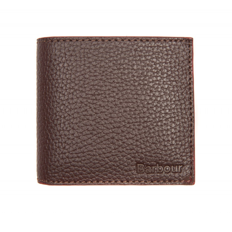 Portefeuille en cuir grainé Barbour