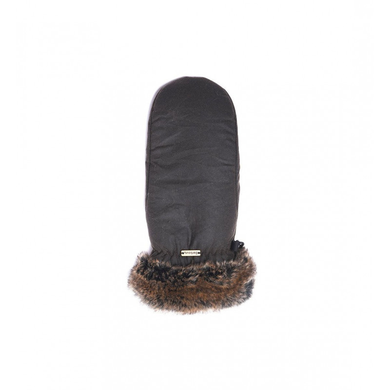Moufles coton huilé Femme Barbour