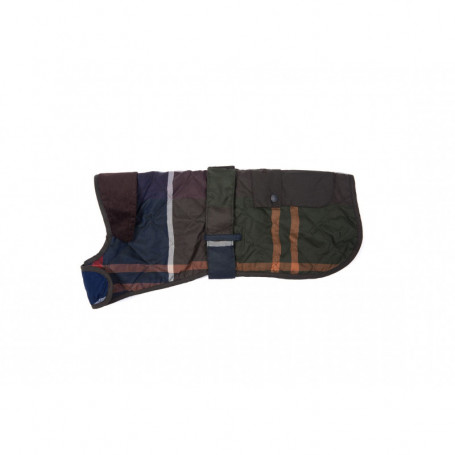 Manteau pour chien matelassé tartan Barbour