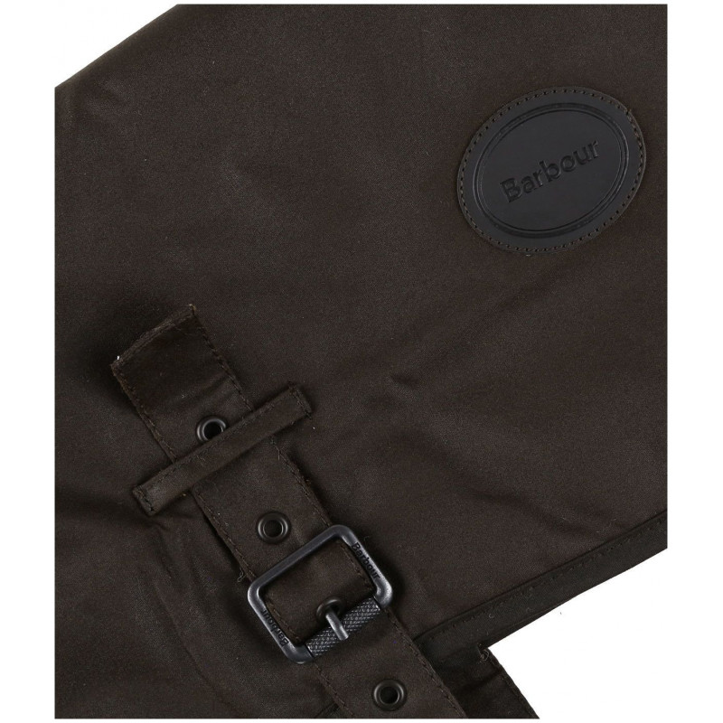 Manteau pour chien Shiny coton ciré doublure Tartan Barbour