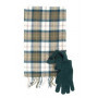 Coffret écharpe et gants laine Barbour