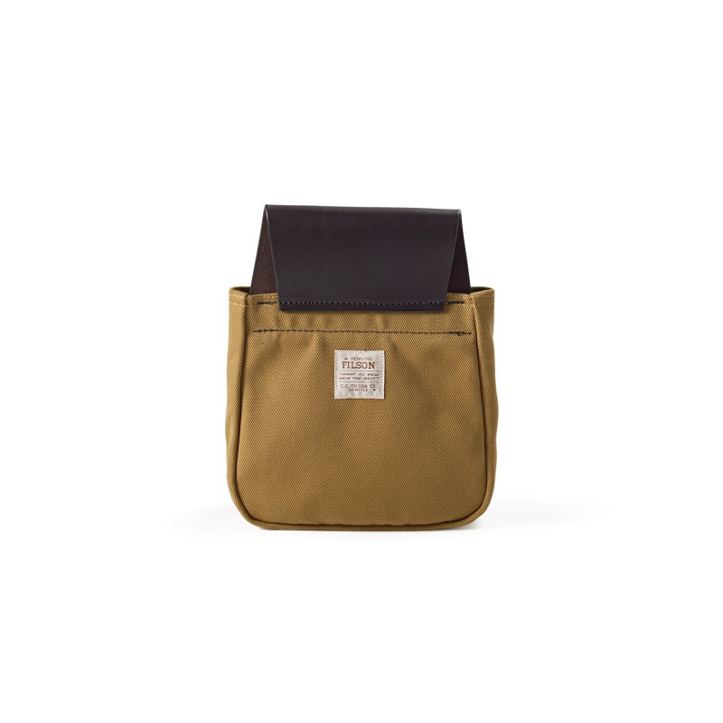 Cartouchière Double-poche Coton Huilée Tan Filson