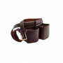 Poches de battue & Ceinture Cuir Pleine Fleur Country sellerie