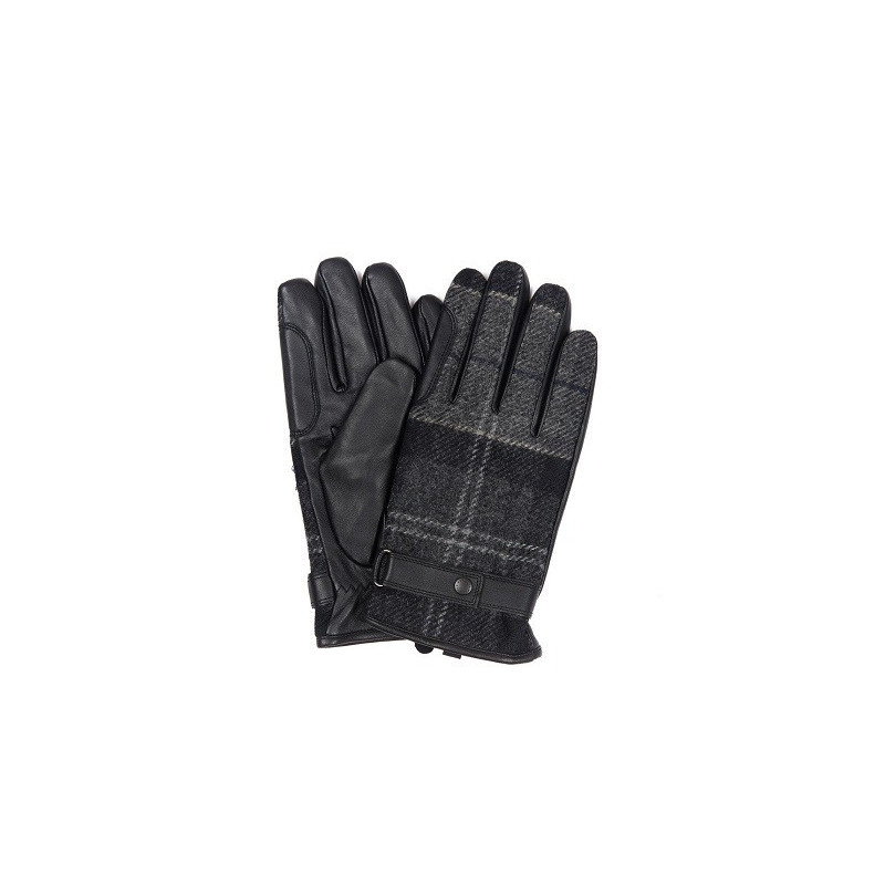 Gants cuir/tartan Newbrough Barbour