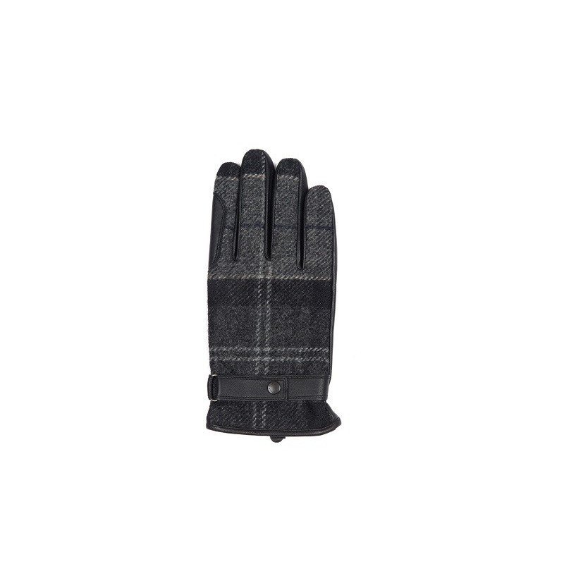 Gants cuir/tartan Newbrough Barbour