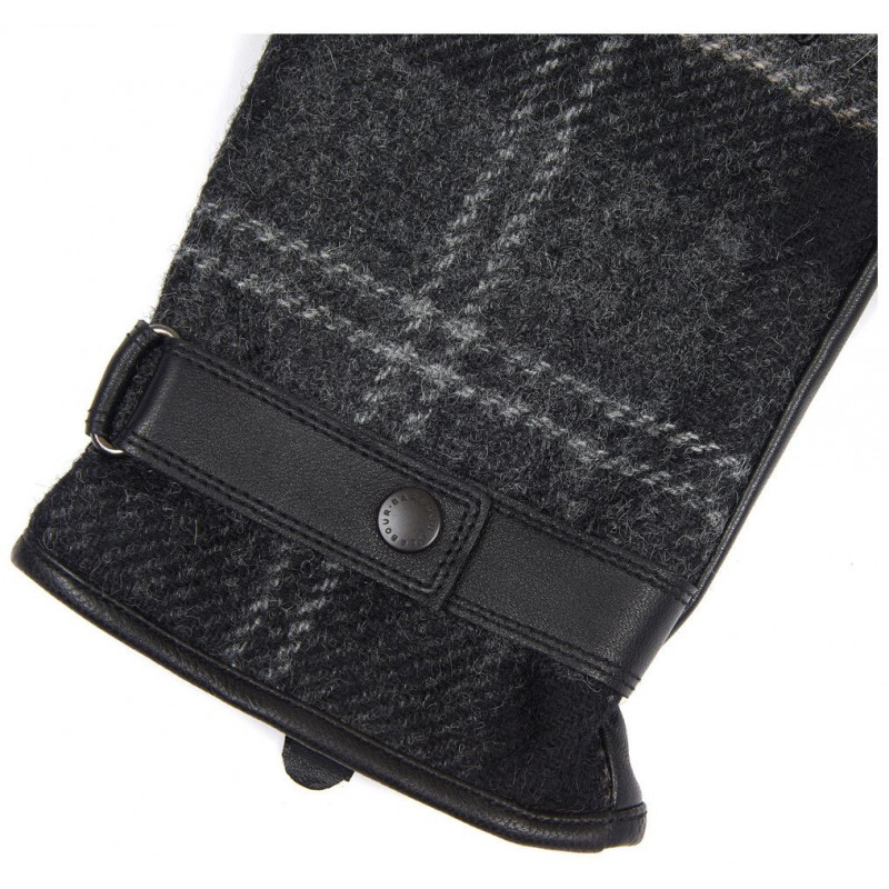 Gants cuir/tartan Newbrough Barbour