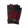 Gants cuir/tartan Newbrough Barbour