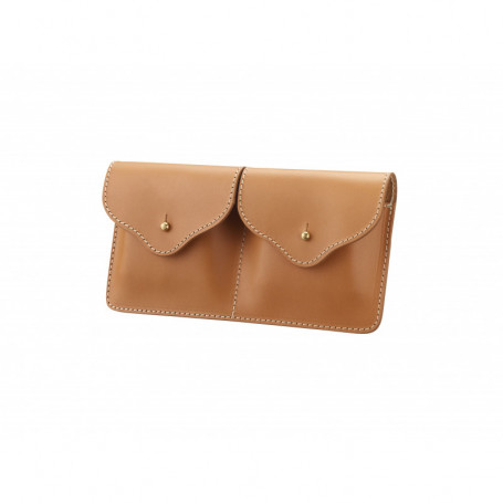 Alexandre Mareuil plat leren tasje