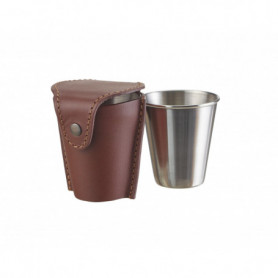 Etui cuir 4 Gobelets Alexandre Mareuil