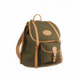 Sac à dos en toile et cuir Alexandre Mareuil