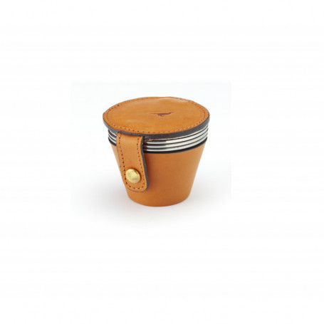 Gobelet en Aluminium & Cuir Laksen