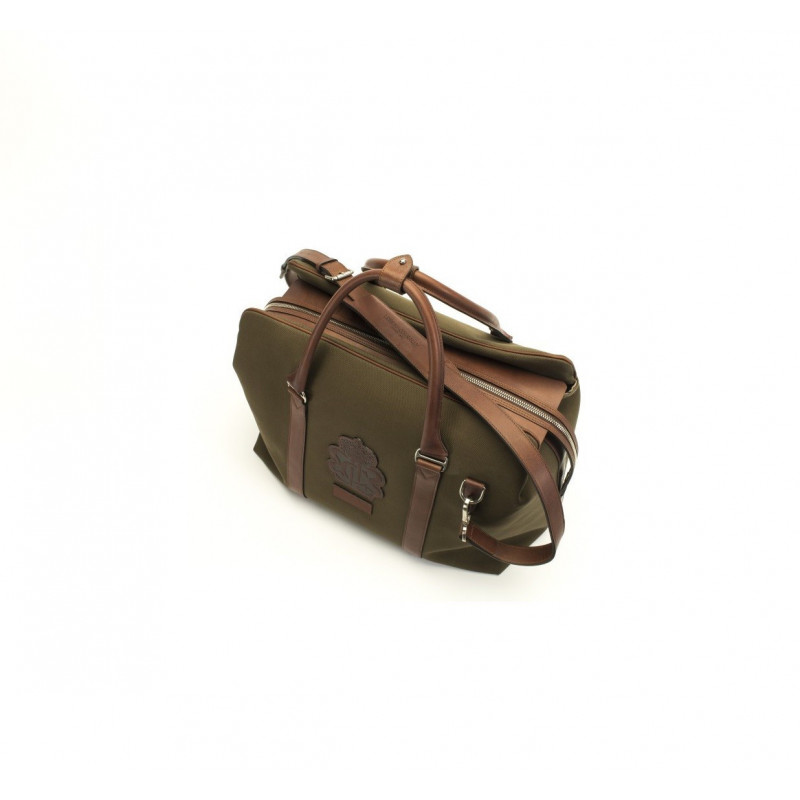 Sac de Voyage en Toile Medium Green Lebeau-Courally