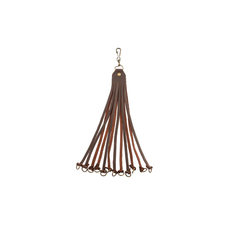 Porte oiseaux en cuir Country Sellerie