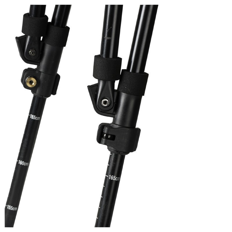 Canne de pirsh à 4 pieds Utra Stable Noir Seeland