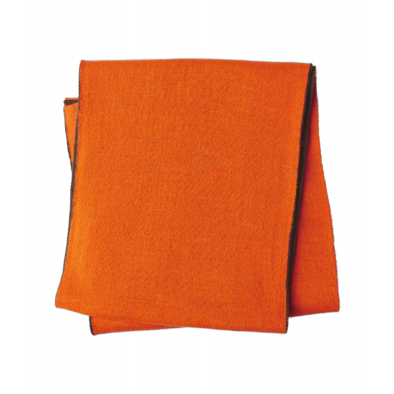 Ian Oranje/Groen Omkeerbare Fleece Sjaal Seeland