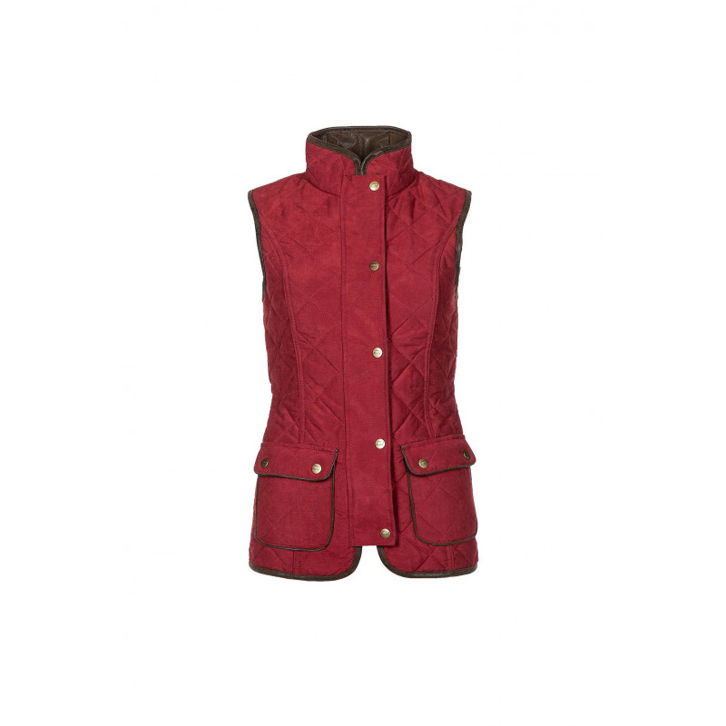 Scarlet Baleno doorgestikt gilet voor dames