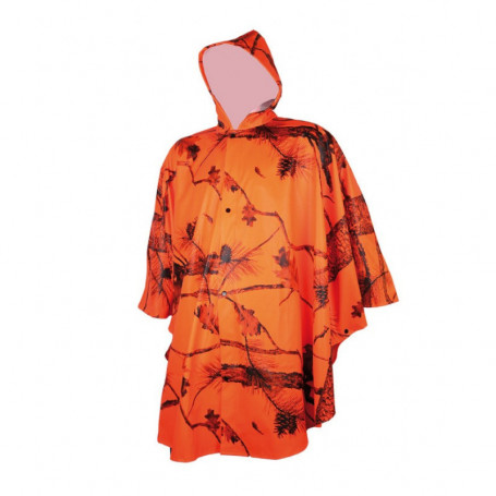 Poncho Camo Orange Treeland