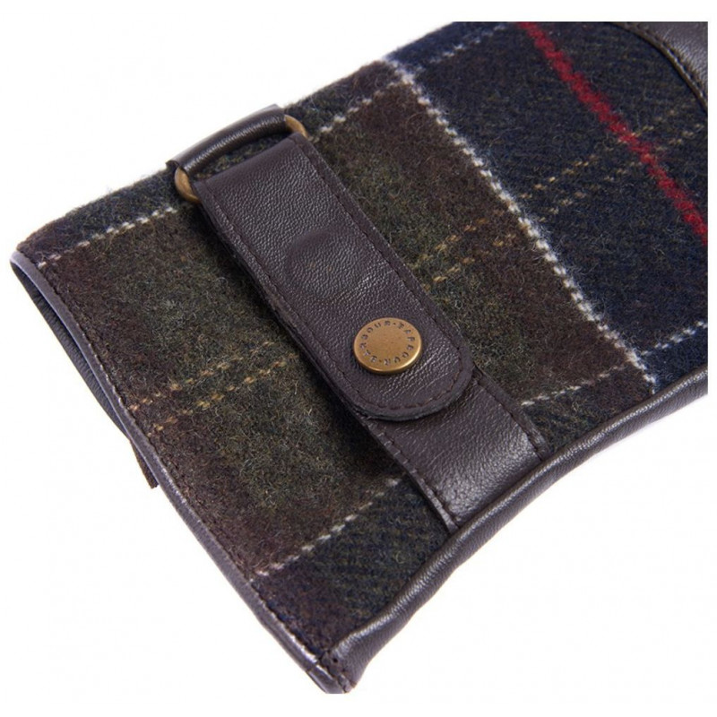 Gants en cuir Dee Tartan femme Barbour