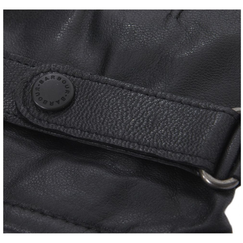 Gants en cuir bruni Barbour