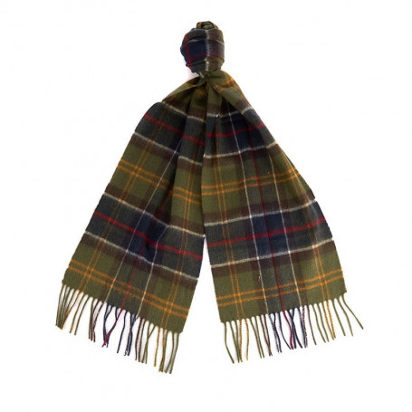Écharpe en laine et cachemire tartan Barbour