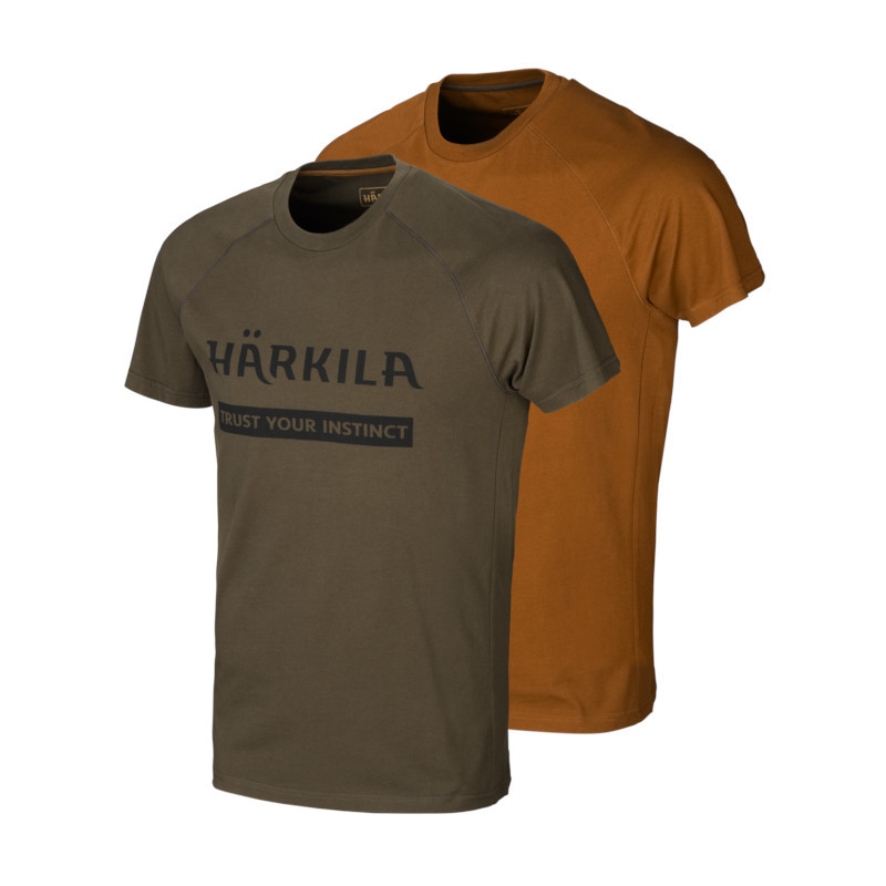 Pack 2 T-Shirts Logo Härkila
