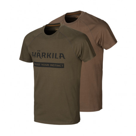 Pack 2 T-Shirts Logo Härkila