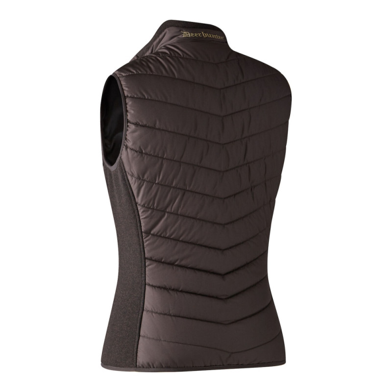 Gilet matelassé bi-matière Caroline femme Deerhunter