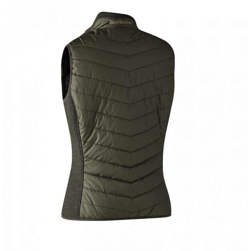 Gilet matelassé bi-matière Caroline femme Deerhunter