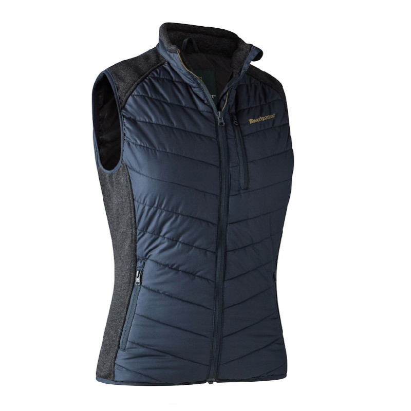 Gilet matelassé bi-matière Caroline femme Deerhunter