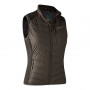 Gilet matelassé bi-matière Caroline femme Deerhunter