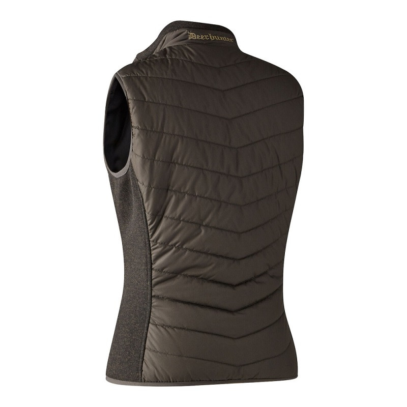 Gilet matelassé bi-matière Caroline femme Deerhunter