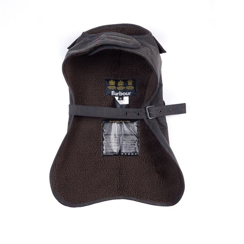 Manteau pour chien tartan en coton huilé Barbour