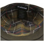 Casquette plate coton huilé Barbour