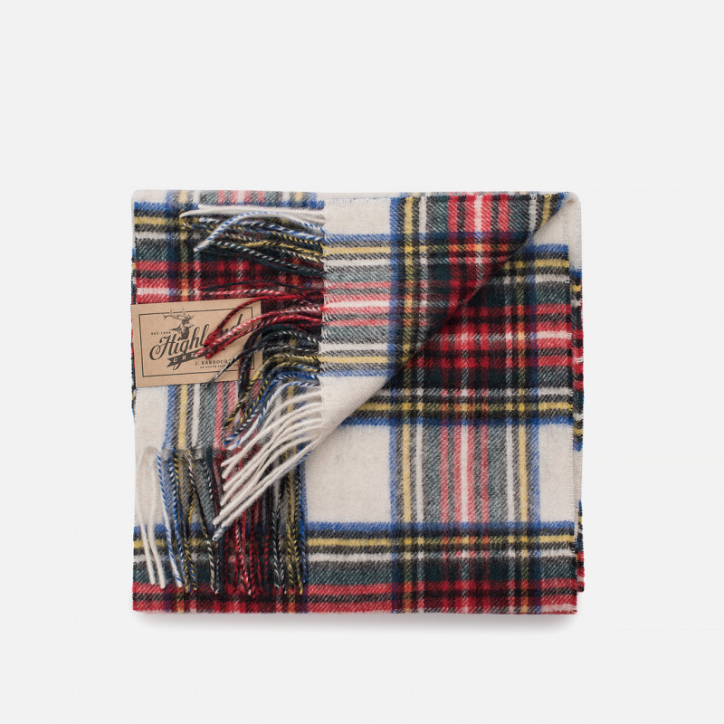 Écharpe New Check tartan Barbour