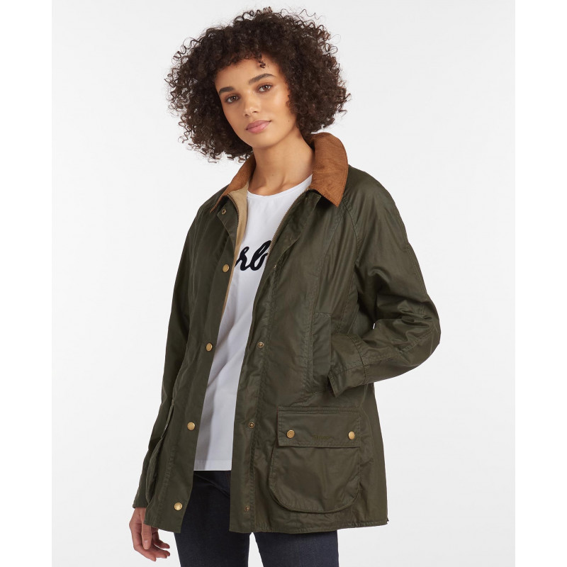 Barbour dames lichtgewicht geolied jack