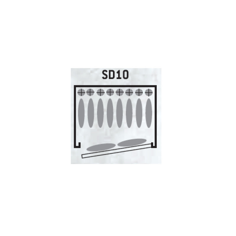Coffre Fort 10 Armes Gamme Sentinel SD10 Infac Safe